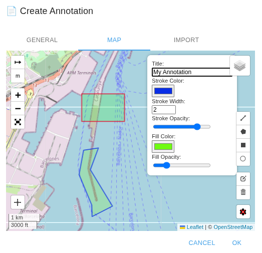 Annotation map
