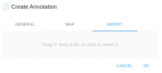 Import annotation