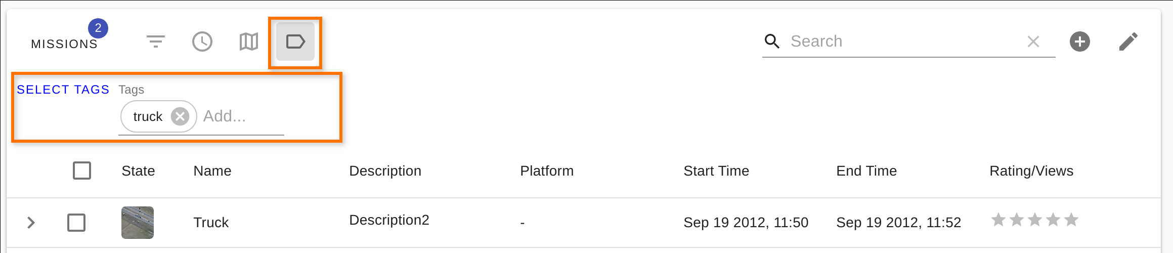 Filtering by Tags