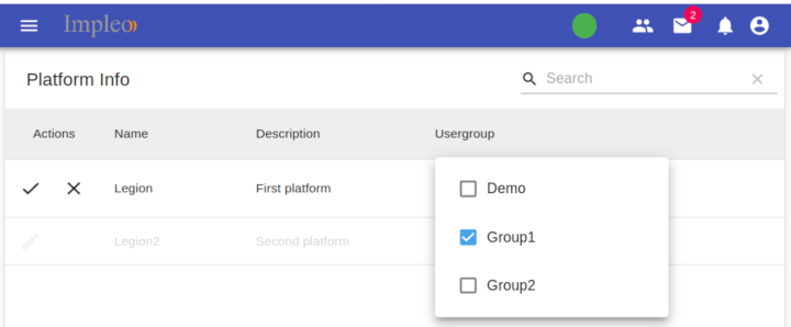 Platforms Usergroups