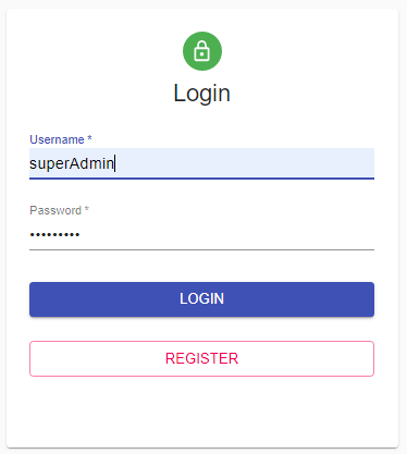 User login